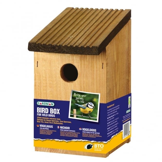 Bird Box for Wild Birds -Classic