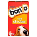 Bonio Chicken Dog Biscuits 650g Box - Bonio7613032982430