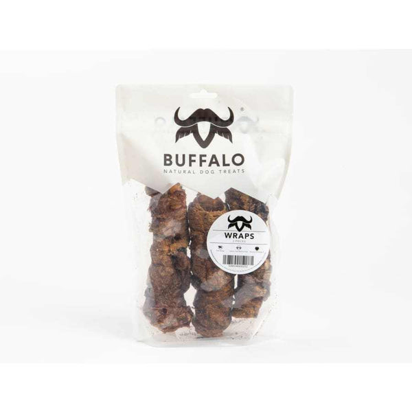 Buffalo Wraps Natural Dog Treats - 3 Pack -Sniffers5060548430252