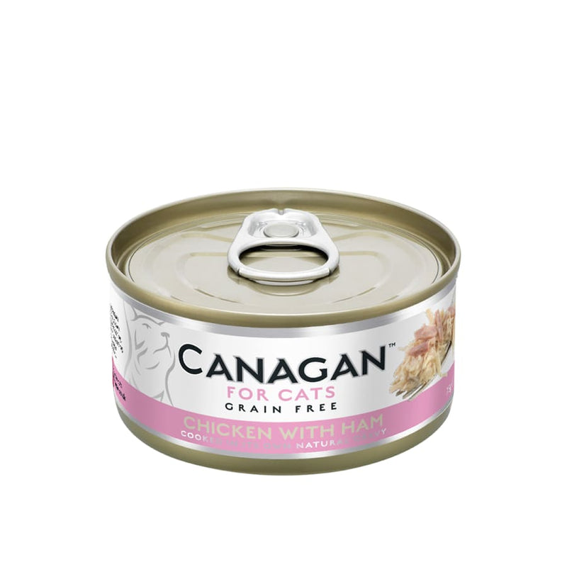 Canagan 75g Chicken With Ham Cat Wet Food Can -Canagan5029040012328