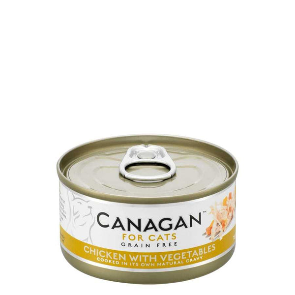 Canagan 75g Chicken with Vegetables Cat Wet Food Can - Canagan5029040012120
