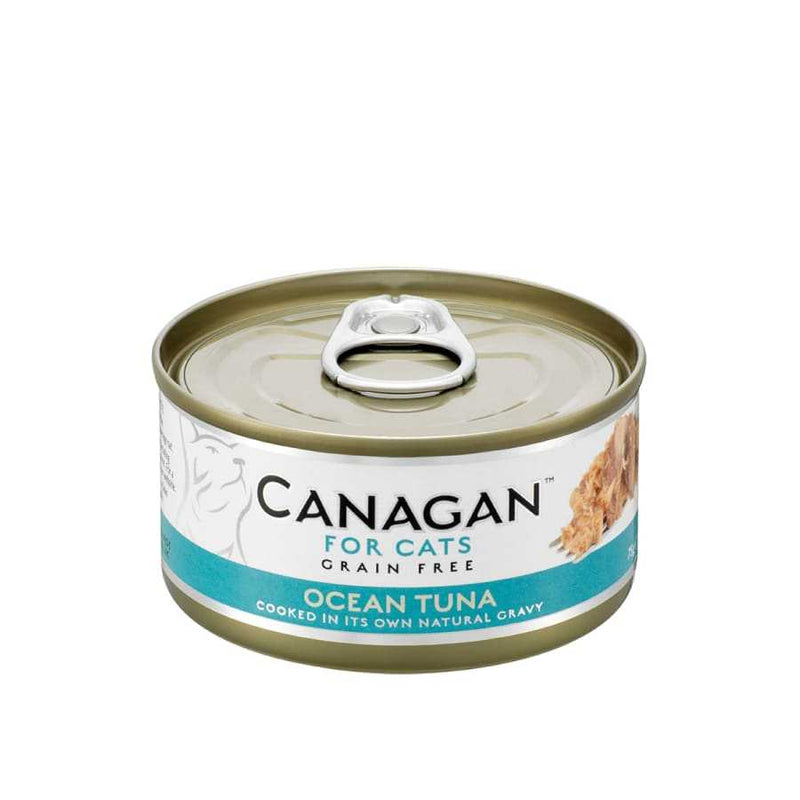 Canagan 75g Ocean Tuna Cat Wet Food Can with natural gravy.