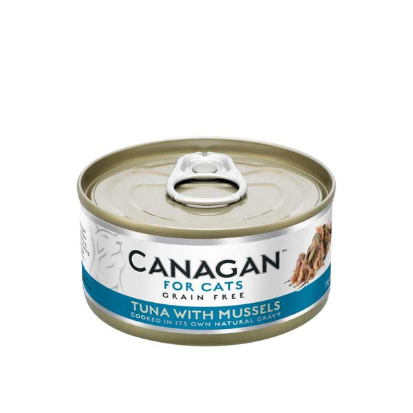 Canagan 75g Tuna with Mussels Cat Wet Food Can - Canagan5029040012403