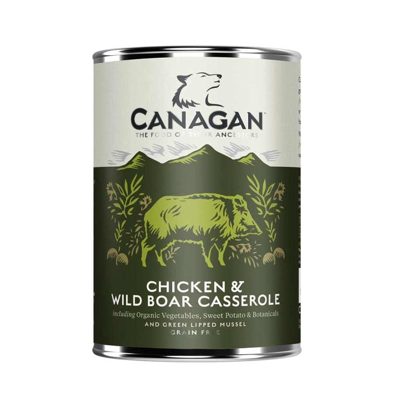 Canagan Chicken & Wild Boar Wet Dog Food 400g - Canagan5029040020668