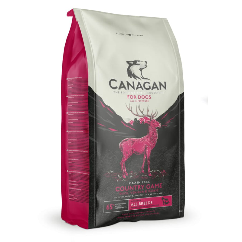 Canagan Country Game Grain Free Dry Dog Food -Canagan5029040011185