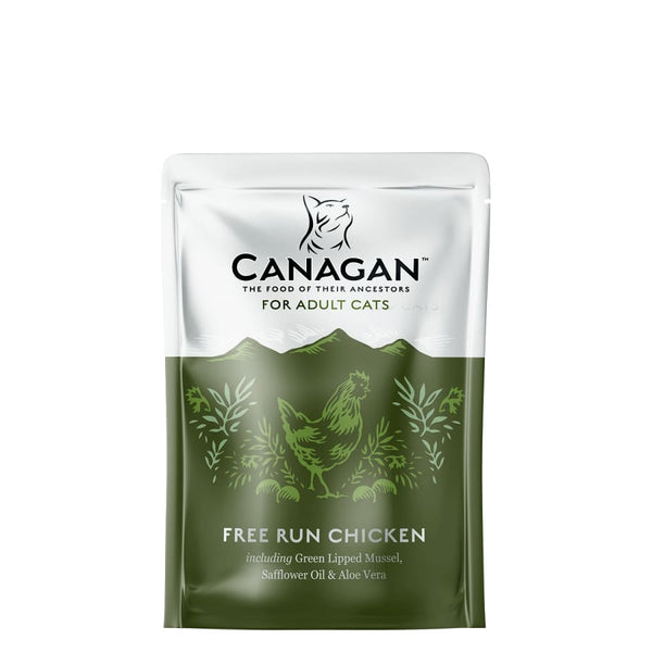 Canagan Free Run Chicken Cat Pouches 8 x 85g -Canagan5029040040284