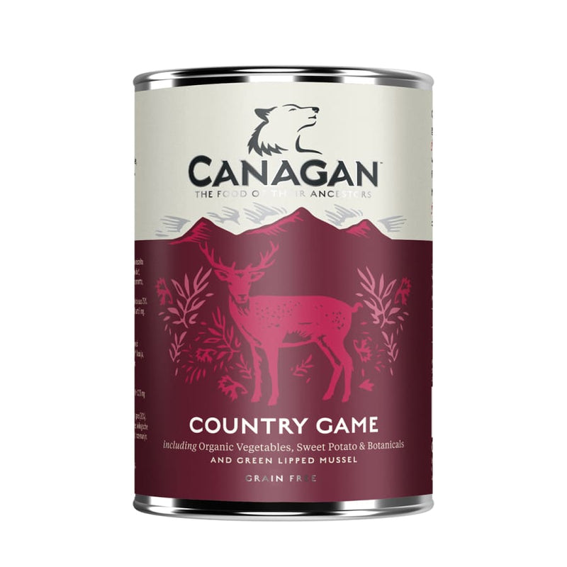 Canagan Game Wet Dog Food 400g Can -Canagan