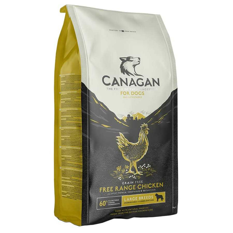 Canagan Large Breed Grain Free Range Chicken Dry Dog Food - Canagan05029040011659