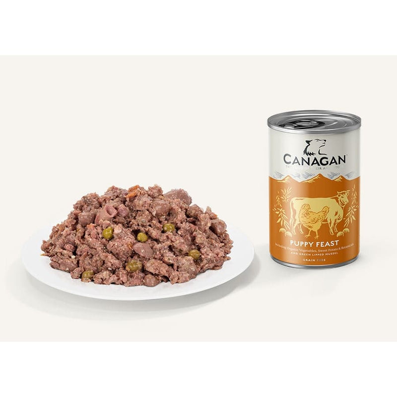 Canagan Puppy Feast Wet Dog Food 400g Can -Canagan5029040020842