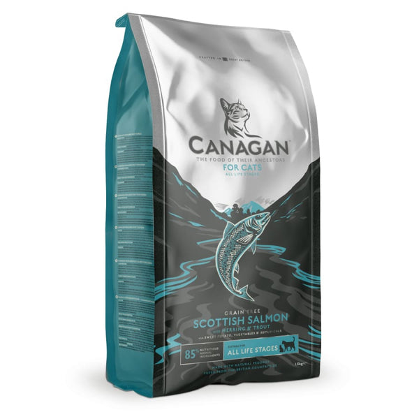 Canagan Scottish Salmon Kibble Dry Cat Food -Canagan5029044000376