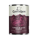 Canagan Turkey & Duck Wet Dog Food 400g Can - Canagan5029040020422