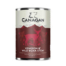 Canagan Venison & Wild Boar Wet Dog Food 400g Can - Canagan5029040020606