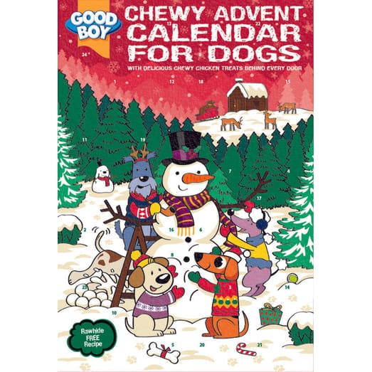 Chewy Christmas Advent Calendar for Dogs -Good Boy4048422157076