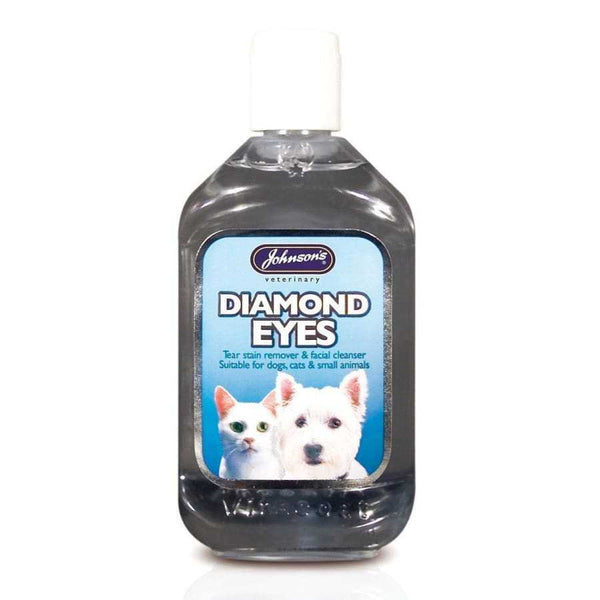 Diamond Eyes Tear Stain Remover 125ml Bottle for dogs and cats.