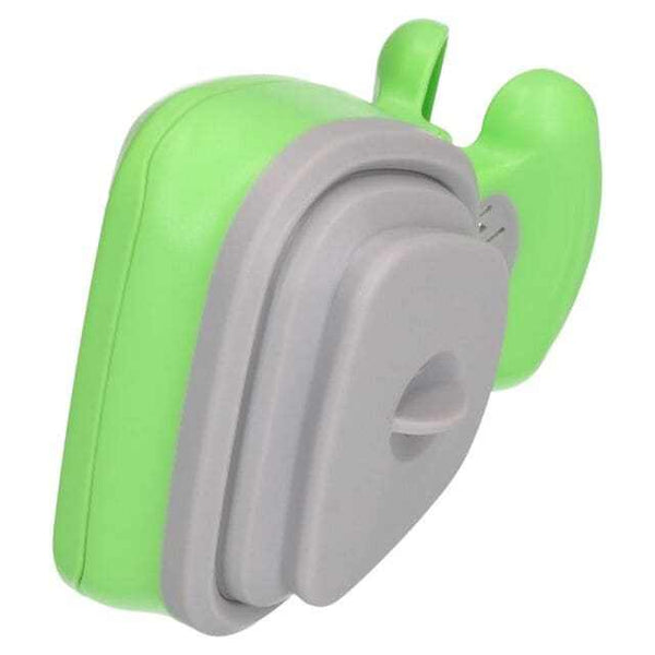 Easy Pick Dog Poo Waste Scooper in green with expandable silicone base for waste cleanup.