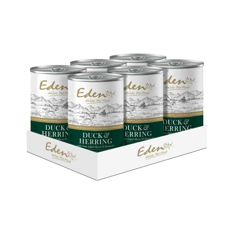 Eden Gourmet Duck & Herring 400g wet Dog Food -Eden Pet Foods