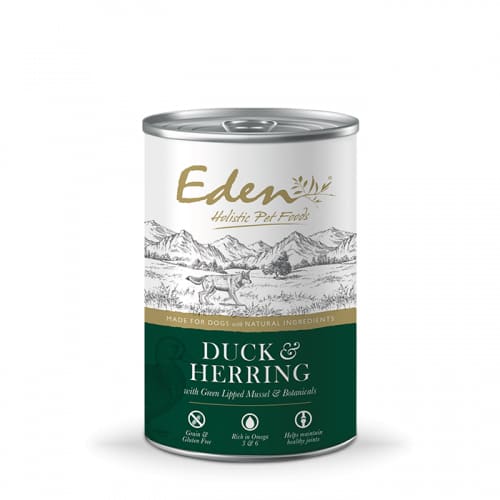 Eden Gourmet Duck & Herring 400g wet Dog Food -Eden Pet Foods5060438811017