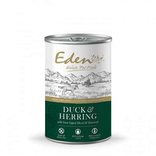 Eden Gourmet Duck & Herring 400g wet Dog Food -Eden Pet Foods5060438811017