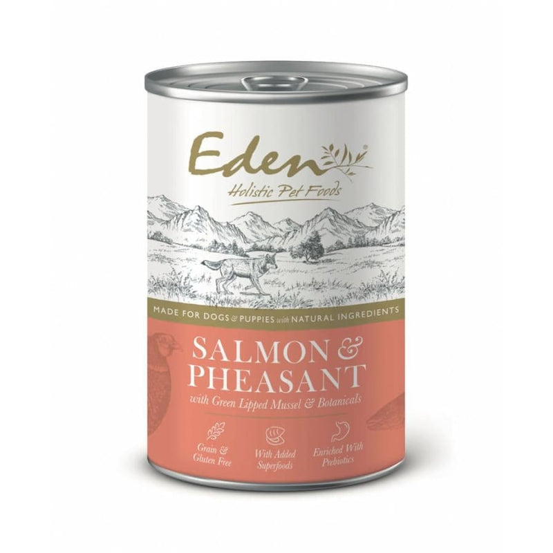 Eden Gourmet Salmon & Pheasant 400g Wet Dog Food -Eden Pet Foods5060438810997