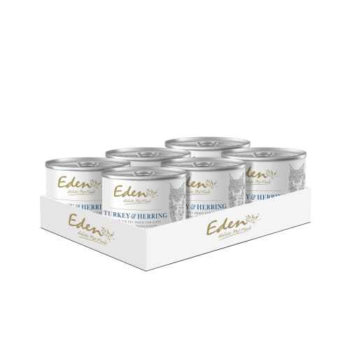 Eden Turkey & Herring Wet Cat Food 200g x 6pk - Eden Pet Food5060438810577