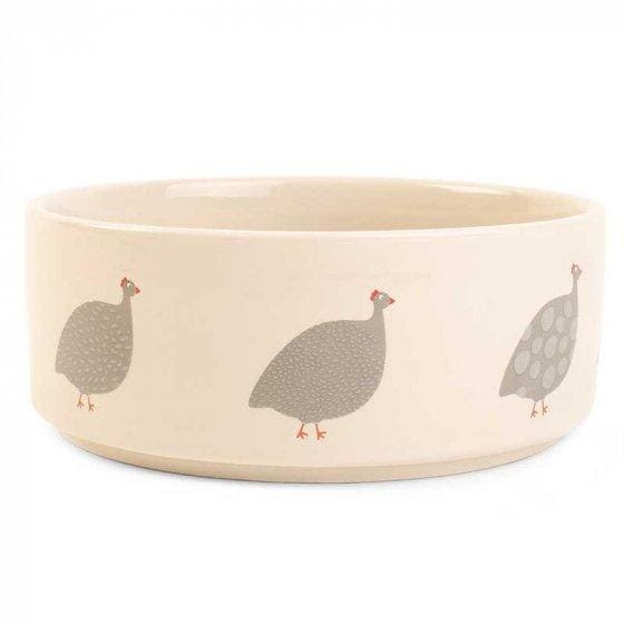 Feathered Friends Ceramic Dog Bowl -Zoon5050642040099
