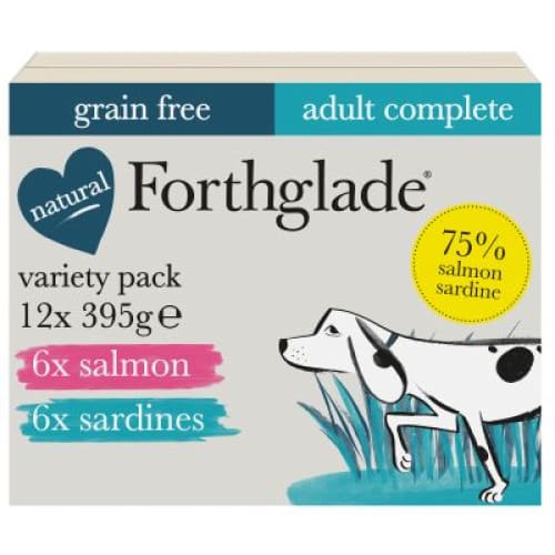 Forthglade Salmon & Sardine Wet Dog Food 12 x 395g -Forthglade Pet Food5023833005849