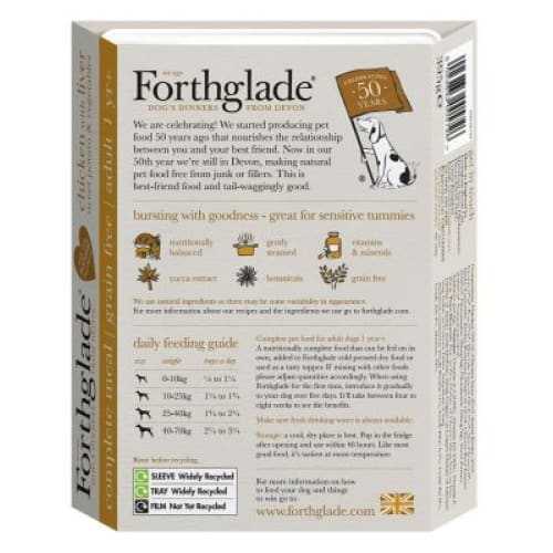 Forthglade Turkey, Chicken & Chicken liver natural wet dog food - variety pack (12x395g) -Forthglade Pet Food5023833005764