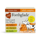 Forthglade Turkey, Chicken & Lamb Wet Dog Food - Variety Pack (12x395g) - Forthglade Pet Food5023833001766