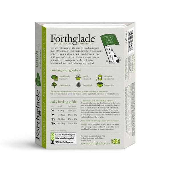 Forthglade Turkey, Chicken & Lamb Wet Dog Food - Variety Pack (12x395g) - Forthglade Pet Food5023833001766