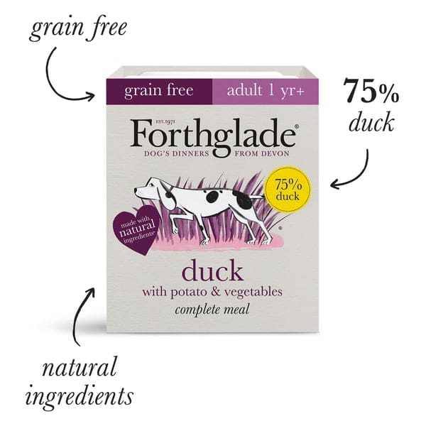 Forthglade Turkey, Duck & Lamb Wet Dog Food - Variety Pack (12x395g) - Forthglade Pet Food5023833001711