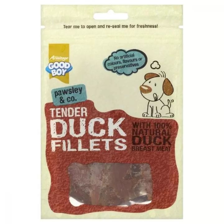 Good boy Duck Fillets Dog Treats -GoodBoy5000239055937