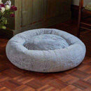 Grey Fur Calming Bean Dog Bed - Zoon5050642060592