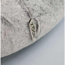 Grey Fur Calming Bean Dog Bed - Zoon5050642060592