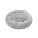 Grey Fur Calming Bean Dog Bed - Zoon5050642060592
