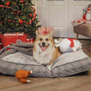 Grey Plaid Medium Gusset Mattress Dog Bed - Zoon5050642056526