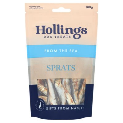 Hollings 100% Natural Sprats Dog Treats -Hollings5018253112765