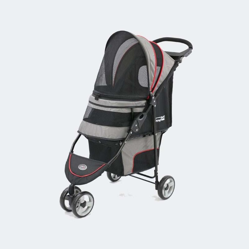 Innopet Avenue Dog Stroller with rain cover, lightweight and easy to fold, suitable for dogs up to 11kg.