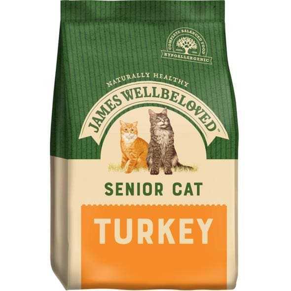 James Wellbeloved Senior Cat Turkey Dry Food 1.5kg - James Wellbeloved5025838006241