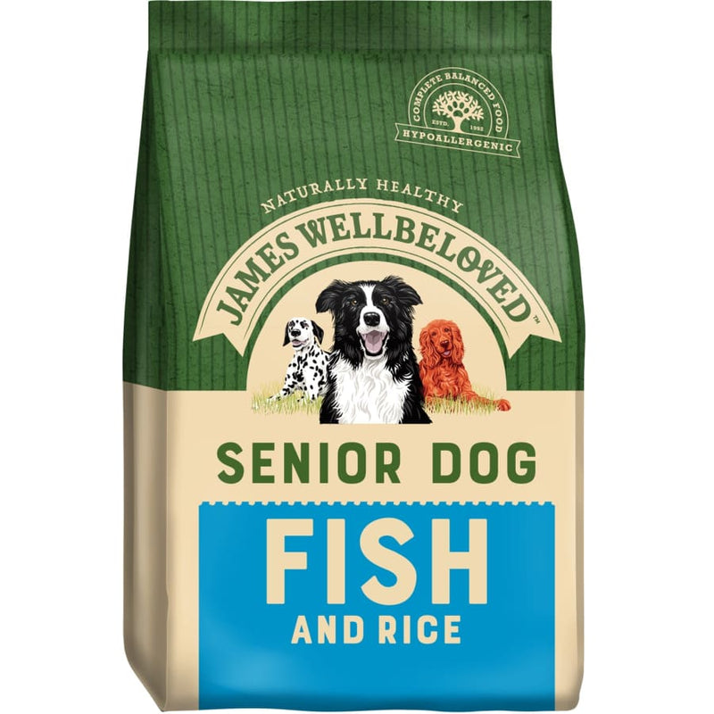 James Wellbeloved Senior Fish Dry Dog Food -James Wellbeloved5025838005336