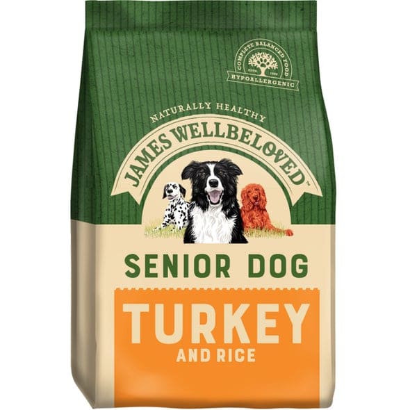 James Wellbeloved Senior Turkey Dry Dog Food -James Wellbeloved5025838042034