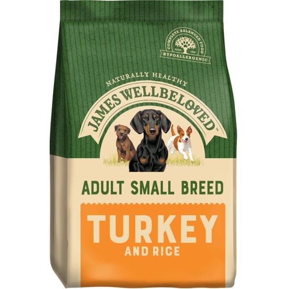 James Wellbeloved Small Breed Turkey Dry Dog Food -James Wellbeloved5025838071652