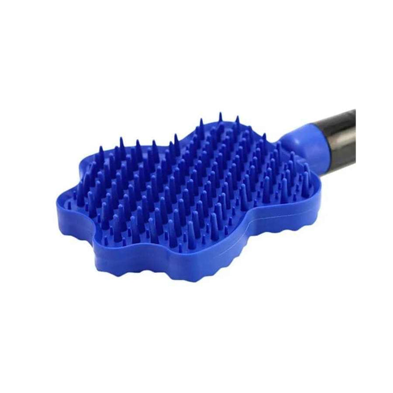 JML Groom Glider Pet Grooming Brush with flexible silicone bristles for detangling and massaging.