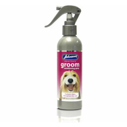 Johnsons Groom Coat Dog Conditioning Spray 150ml -Johnsons5000476050061