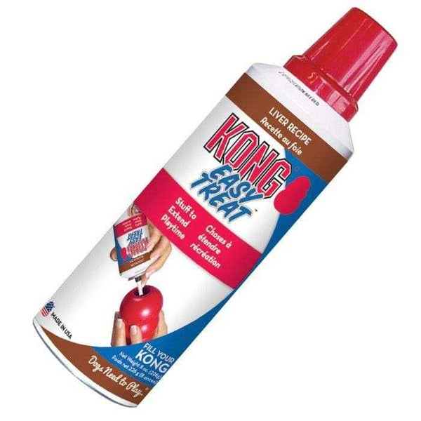 KONG Easy Treat for dogs in liver flavor, easy-to-use dispenser for KONG toys.