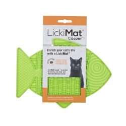 Whisker-friendly LickiMat Casper Cat food mat for enriched feeding.