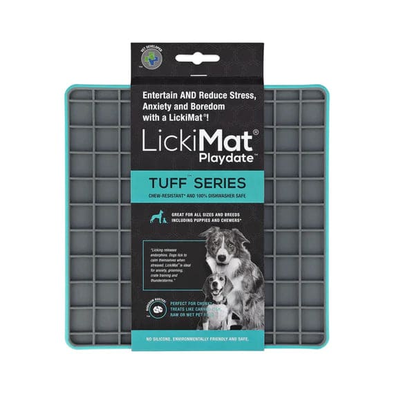 Lickimat Playdate Tuff Series Pet Treat Dispenser Mat -LickiMat9349785000333