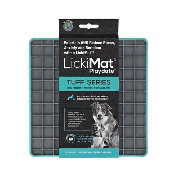 Lickimat Playdate Tuff Series Pet Treat Dispenser Mat - LickiMat9349785000333