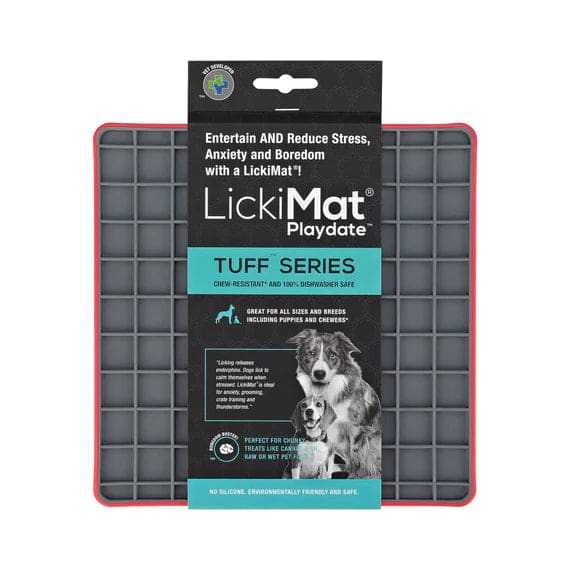 Lickimat Playdate Tuff Series Pet Treat Dispenser Mat - LickiMat9349785000333