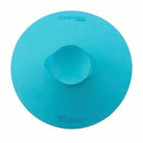 Lickimat Splash Turquoise Pet Treat Dispenser Mat with suction cap.