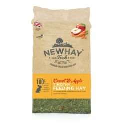 NewHay Timothy Feeding Hay with Carrot & Apple for small herbivores in UK.